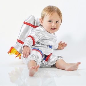 Pottery Barn Kids Baby Astronaut Halloween Costume 6-12 mn